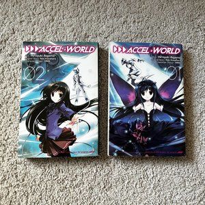 Accel World Vol 1-2 Set English Manga by Reki Kawahara